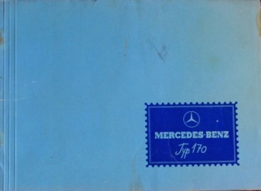 Mercedes-Benz 170 Modellprogramm 1935 Automobilprospekt (7997)